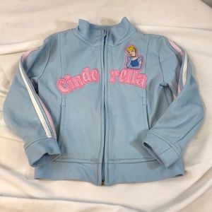 Walt Disney Princess Cinderella Girls Jacket Sz 4